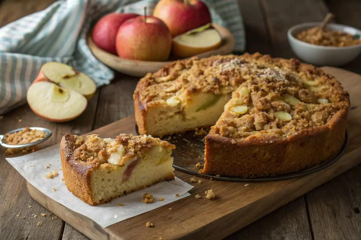 Apfelkuchen mit Streuseln