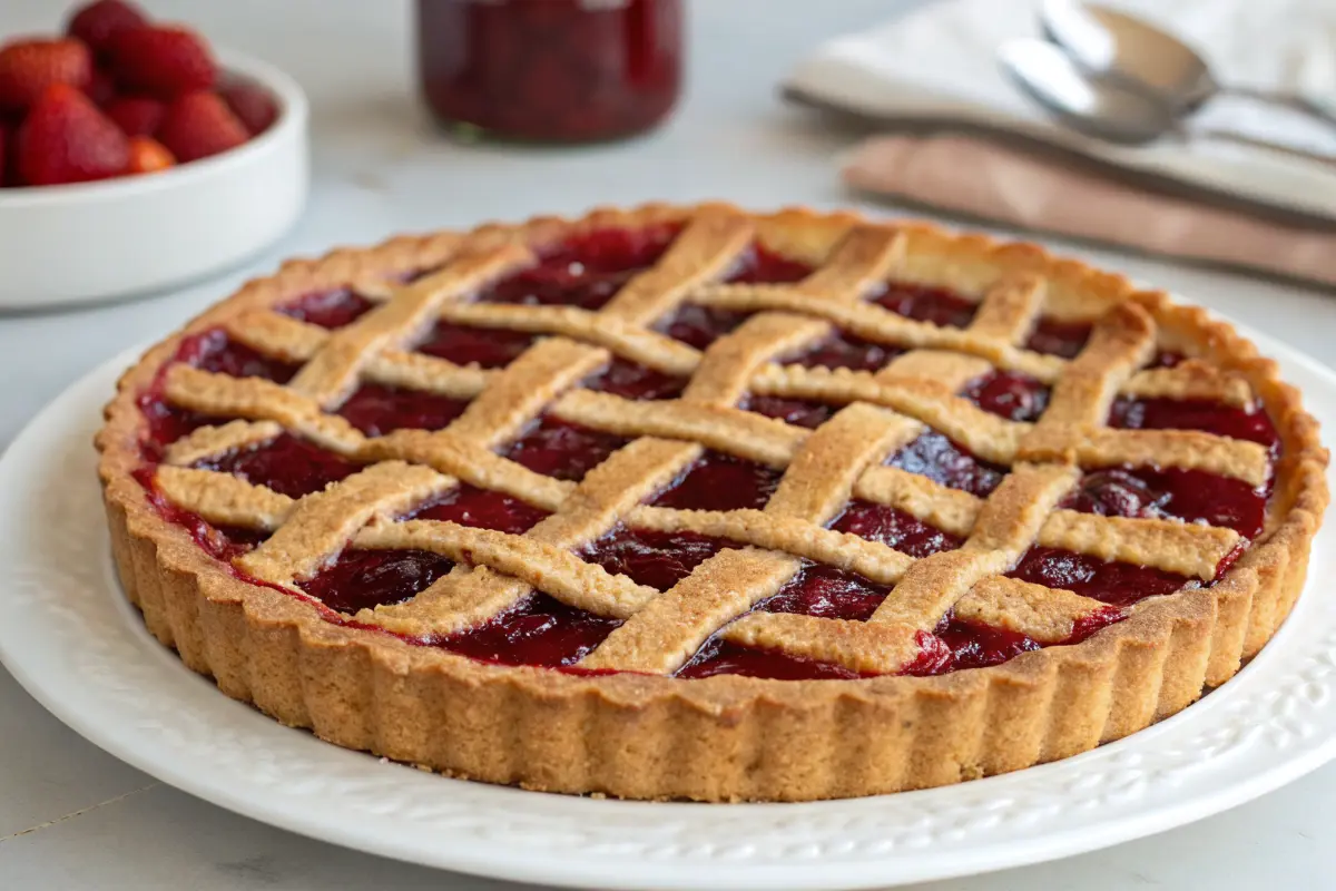 Linzer Torte mit Marmelade